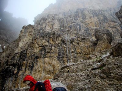 004-Im Klettersteig Sentiero Spellini